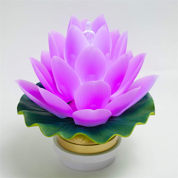 花开见佛莲花灯(大)紫