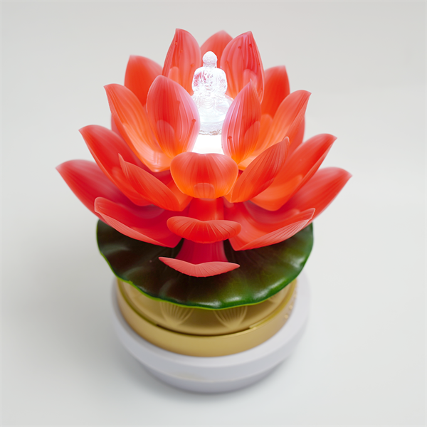 花开见佛莲花灯(小)红