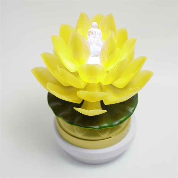 花开见佛莲花灯(小)黄