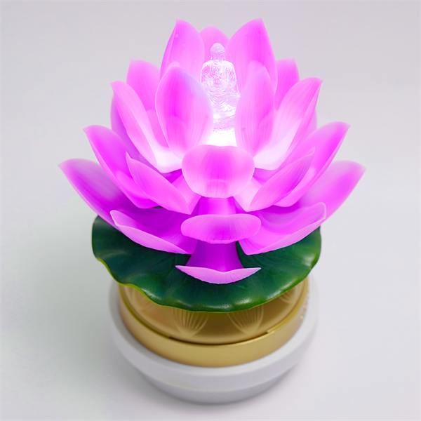 花开见佛莲花灯(小)紫