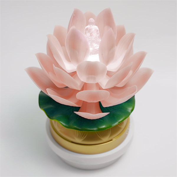 花开见佛莲花灯(小)粉