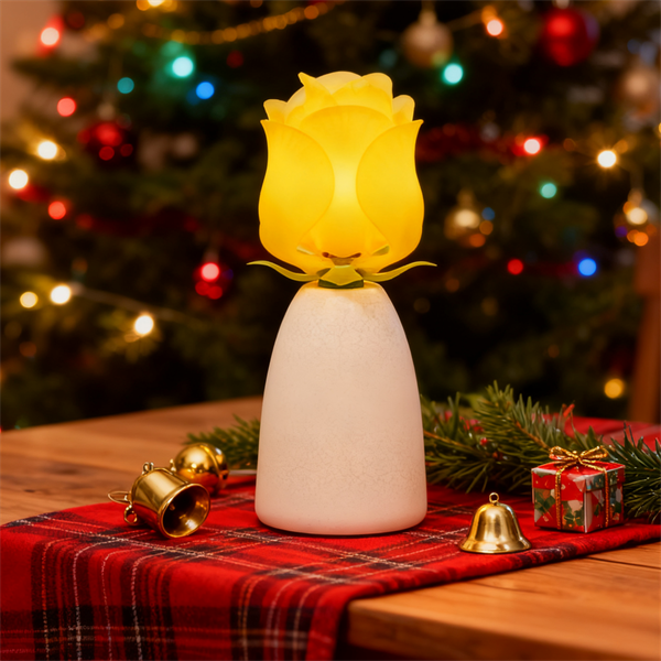 黄玫瑰花灯(单株)遥控款